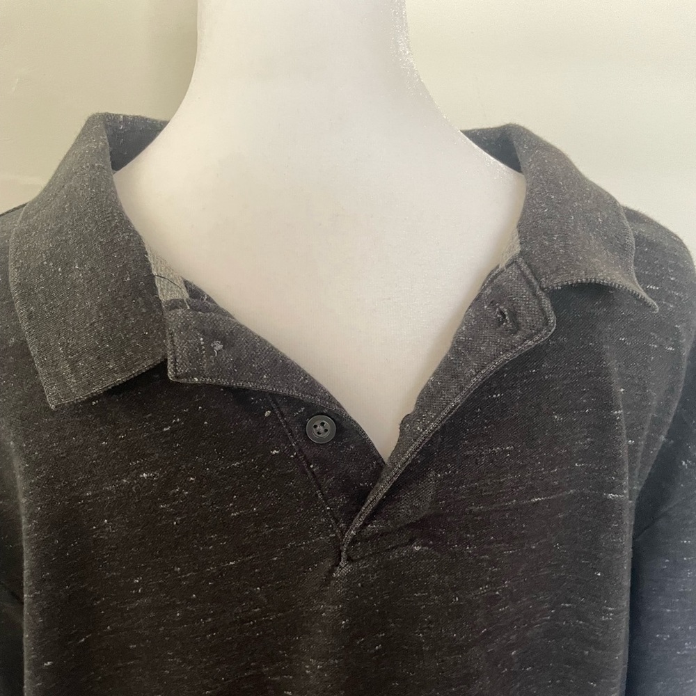Gray button down - Picture 3 of 5